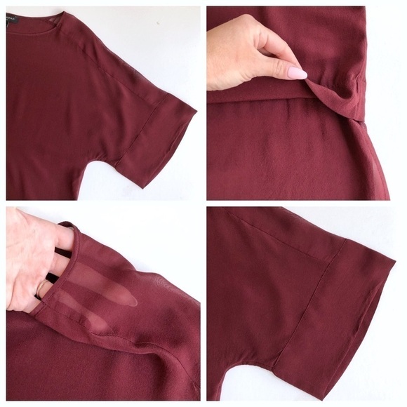 Banana Republic Silk Sheer Panel Top - Picture 5 of 8